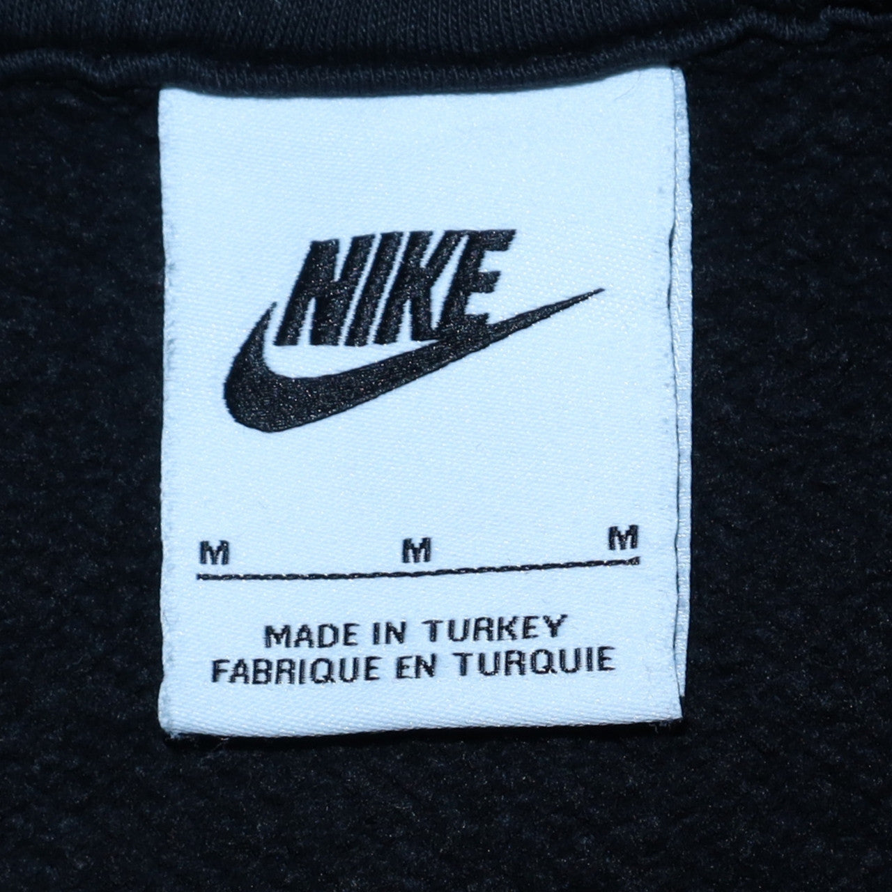 Womens UK Size M Nike Black Pullover Hoodie