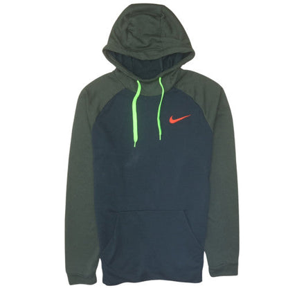 Mens UK Size L Nike Green Pullover Hoodie