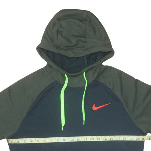 Mens UK Size L Nike Green Pullover Hoodie