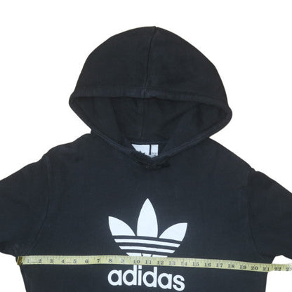 Mens UK Size M Adidas Black Pullover Hoodie
