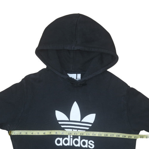 Mens UK Size M Adidas Black Pullover Hoodie
