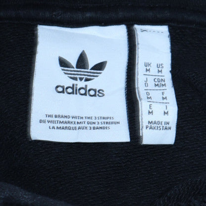 Mens UK Size M Adidas Black Pullover Hoodie