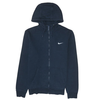 Mens UK Size L Nike Blue Full Zip Hoodie