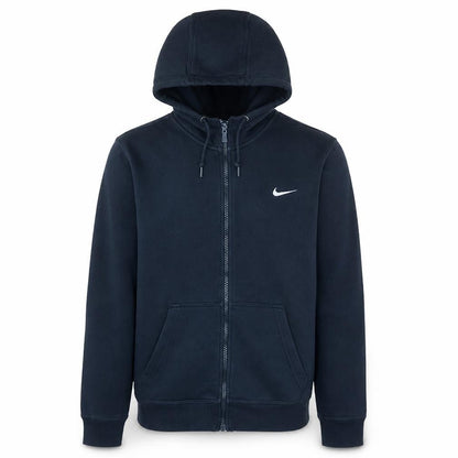 Mens UK Size L Nike Blue Full Zip Hoodie