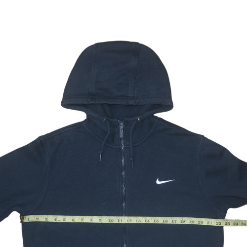 Mens UK Size L Nike Blue Full Zip Hoodie