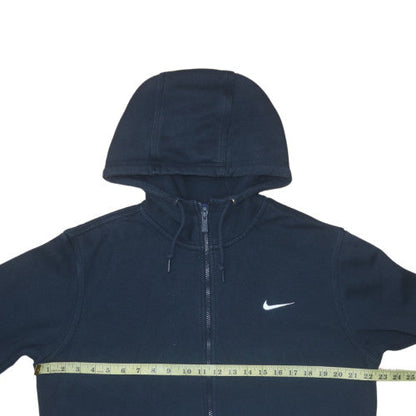 Mens UK Size L Nike Blue Full Zip Hoodie