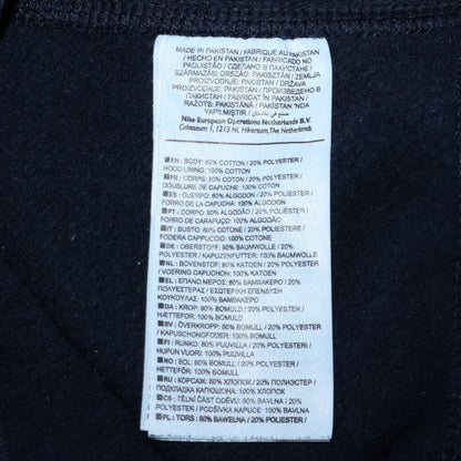 Mens UK Size L Nike Blue Full Zip Hoodie