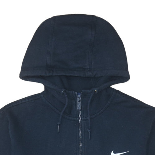 Mens UK Size L Nike Blue Full Zip Hoodie
