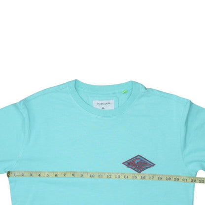 Mens UK Size M Quiksilver Blue Pullover Sweatshirt