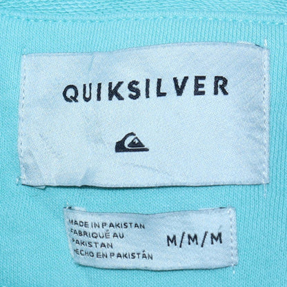 Mens UK Size M Quiksilver Blue Pullover Sweatshirt