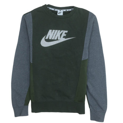 Mens UK Size S Nike Green Pullover Sweatshirt