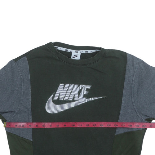 Mens UK Size S Nike Green Pullover Sweatshirt