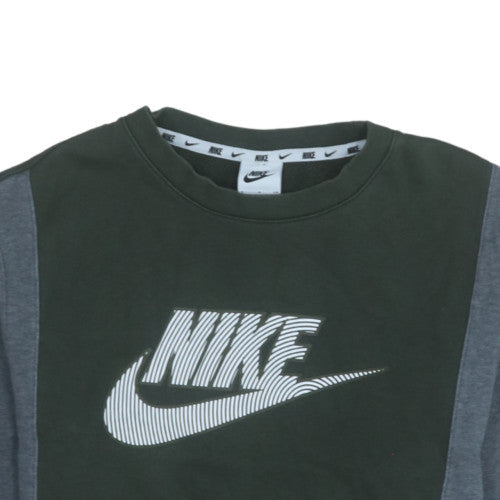 Mens UK Size S Nike Green Pullover Sweatshirt
