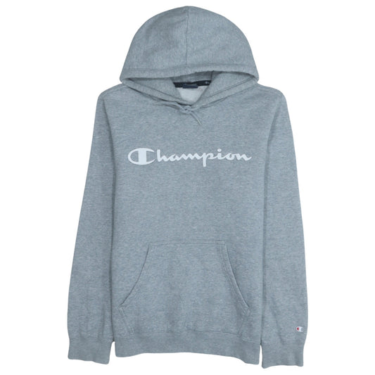 Mens UK Size M Champion Grey Pullover Hoodie