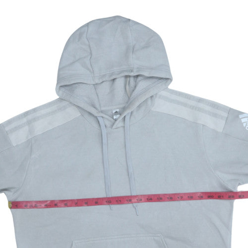 Mens UK Size M Adidas Grey Pullover Hoodie