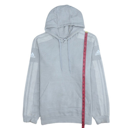 Mens UK Size M Adidas Grey Pullover Hoodie