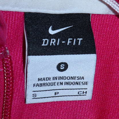 Womens UK Size S Nike Pink Full Zip Hoodie