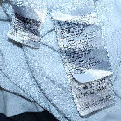 Mens UK Size M Levi's White Pullover Hoodie