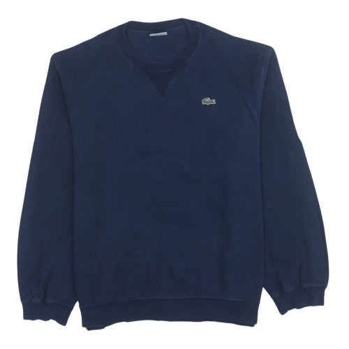 Mens UK Size L Lacoste Blue Pullover Sweatshirt