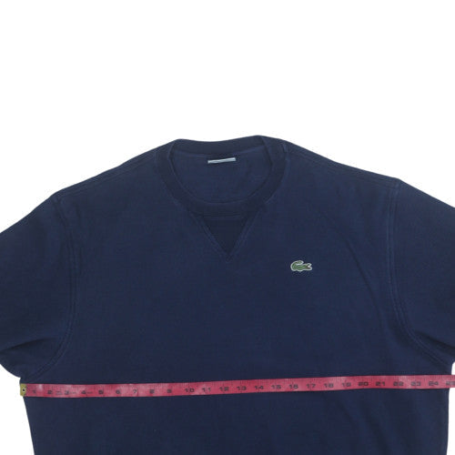 Mens UK Size L Lacoste Blue Pullover Sweatshirt