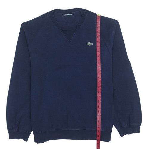 Mens UK Size L Lacoste Blue Pullover Sweatshirt