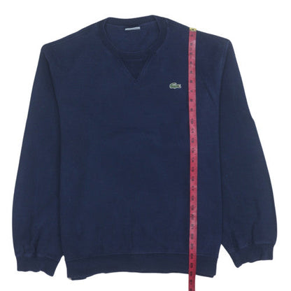 Mens UK Size L Lacoste Blue Pullover Sweatshirt