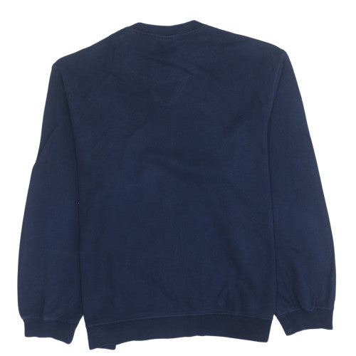 Mens UK Size L Lacoste Blue Pullover Sweatshirt
