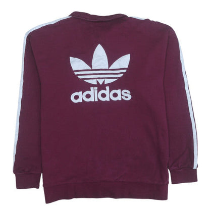 Womens UK Size 12 Adidas Red Pullover Sweatshirt