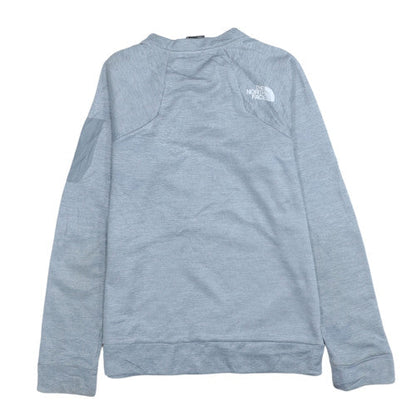The North Face Boys Grey Crew Neck Sweatshirt Size L Youth Fleece