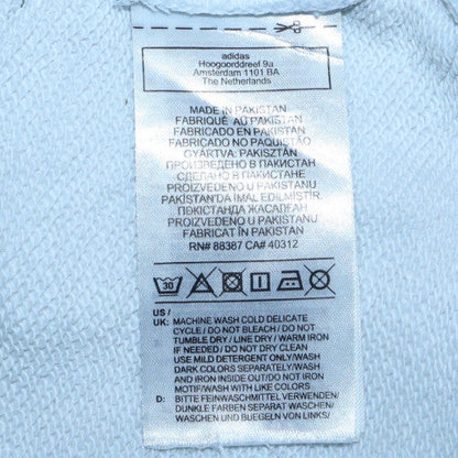 Womens UK Size 10 Adidas White Pullover Hoodie