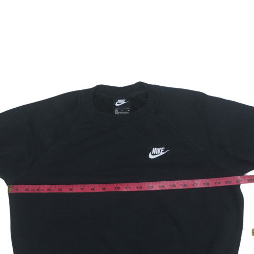 Mens UK Size M Nike Black Pullover Sweatshirt