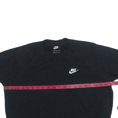 Mens UK Size M Nike Black Pullover Sweatshirt