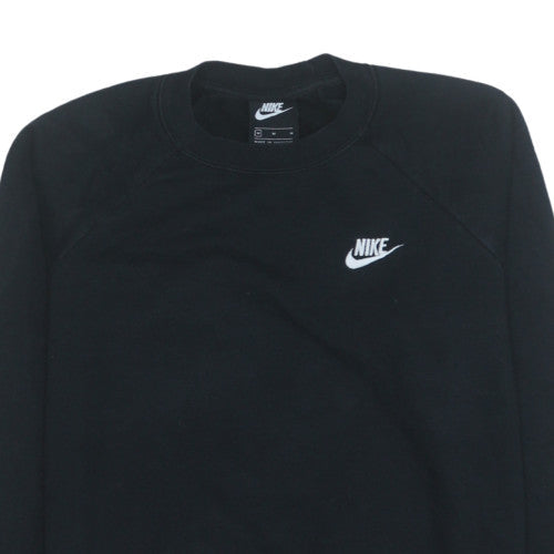 Mens UK Size M Nike Black Pullover Sweatshirt