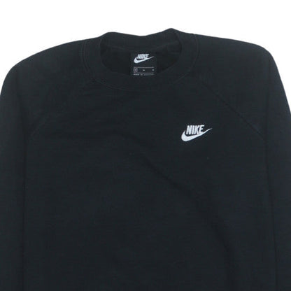 Mens UK Size M Nike Black Pullover Sweatshirt