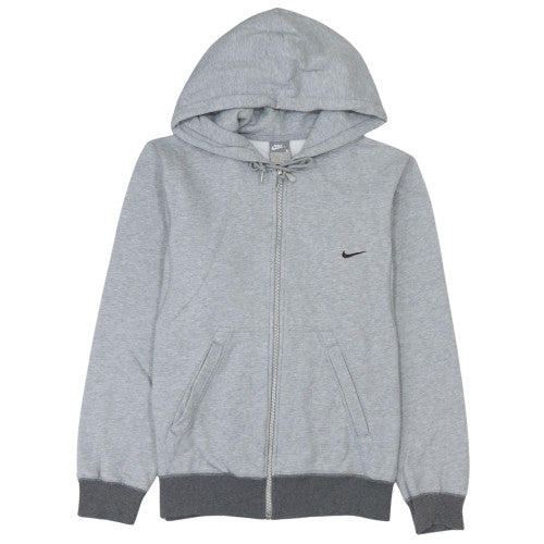 Mens UK Size S Nike Grey Full Zip Hoodie