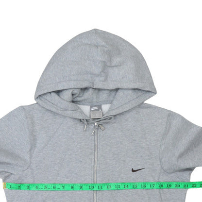 Mens UK Size S Nike Grey Full Zip Hoodie