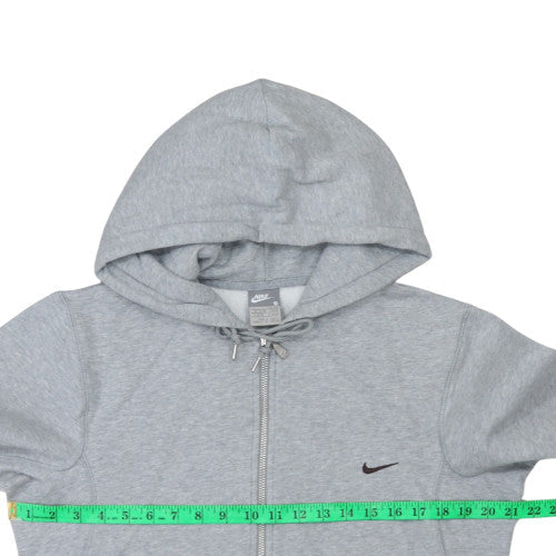 Mens UK Size S Nike Grey Full Zip Hoodie