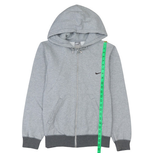 Mens UK Size S Nike Grey Full Zip Hoodie