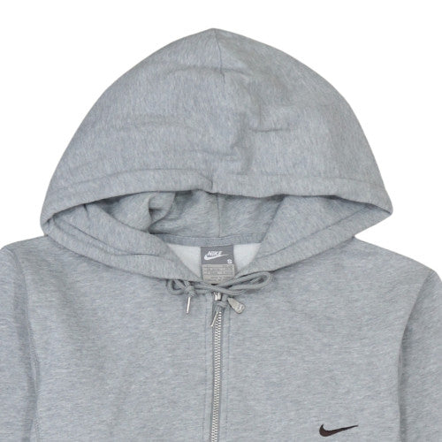 Mens UK Size S Nike Grey Full Zip Hoodie