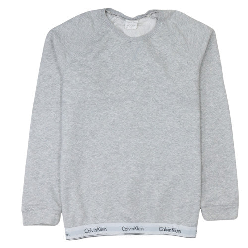 Mens UK Size XL Calvin Klein Grey Pullover Sweatshirt