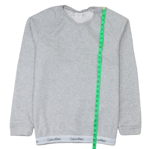 Mens UK Size XL Calvin Klein Grey Pullover Sweatshirt