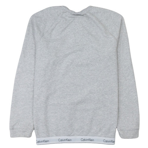 Mens UK Size XL Calvin Klein Grey Pullover Sweatshirt