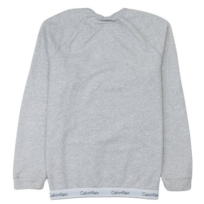 Mens UK Size XL Calvin Klein Grey Pullover Sweatshirt