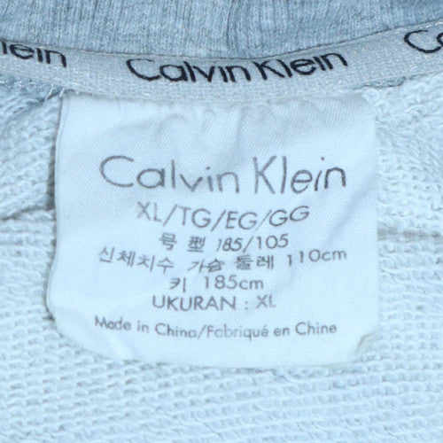 Mens UK Size XL Calvin Klein Grey Pullover Sweatshirt