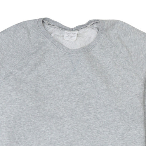 Mens UK Size XL Calvin Klein Grey Pullover Sweatshirt