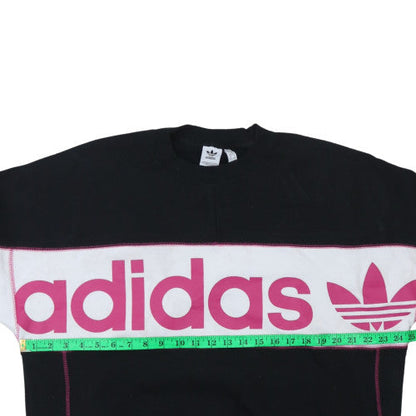 Womens UK Size 18 Adidas Black Pullover Sweatshirt