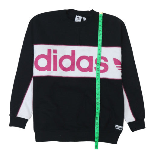 Womens UK Size 18 Adidas Black Pullover Sweatshirt