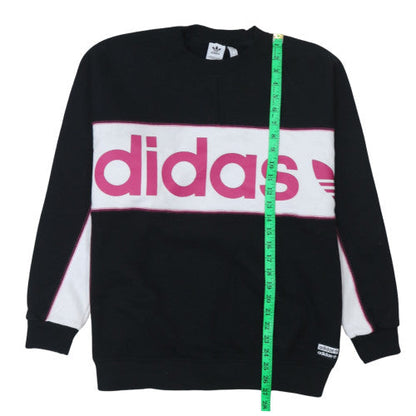 Womens UK Size 18 Adidas Black Pullover Sweatshirt