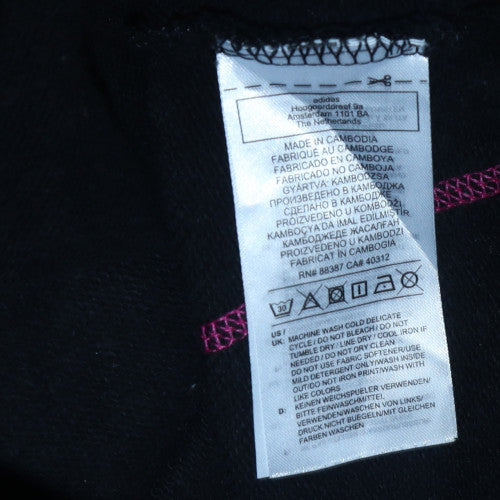 Womens UK Size 18 Adidas Black Pullover Sweatshirt