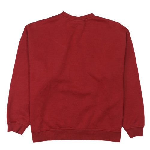 Womens UK Size M Primark Red Pullover Sweatshirt